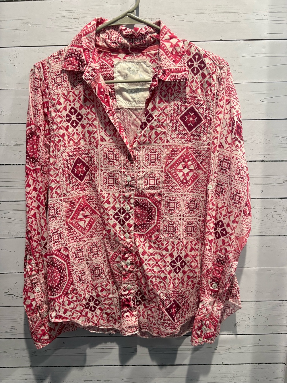 CINO Button Up Top - Picture 2 of 7